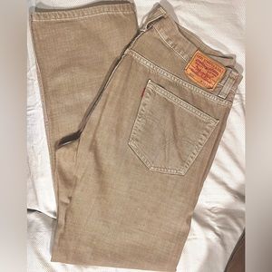W34 x 30L 505 Levi’s jeans kakis in color